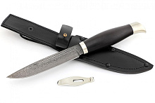 Разборная финка НКВД (Дамасская сталь, Граб, Мельхиор)