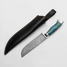 Нож Узбек (Дамасская сталь, Кап клёна)