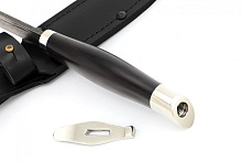 Нож разведчика НР-40 разборный (Дамасская сталь, граб)