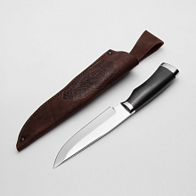 Нож Медведь (М390, Граб, Мельхиор)