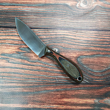 Нож Каспер РВС (Сталь N690, рукоять - микарта брезент, красный, черный)