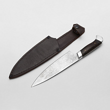Кухонный нож "Шеф-повар средний" (D2, Венге, Цельнометаллический)