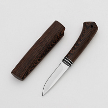 Нож Амулет в деревянных ножнах (Сталь Х12МФ, рукоять Венге)