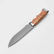 Нож Беркут (К390, Карельская береза, Мельхиор)