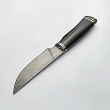 Нож Егерь (ХВ5-Алмазная сталь, Граб, Мельхиор)