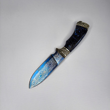 Нож Бобр (Мозаичный дамаск, Акрил)